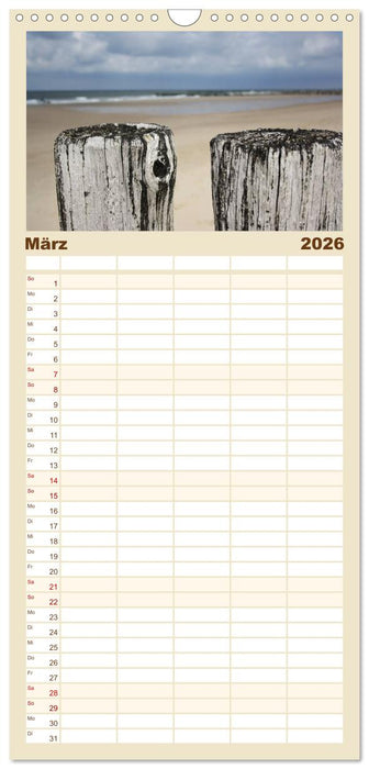 Traumhaftes Zeeland (CALVENDO Familienplaner 2026)