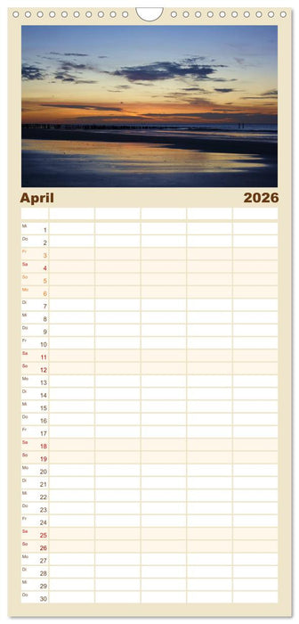 Traumhaftes Zeeland (CALVENDO Familienplaner 2026)