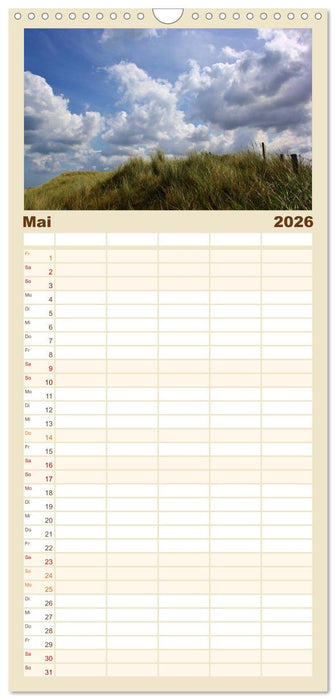 Traumhaftes Zeeland (CALVENDO Familienplaner 2026)