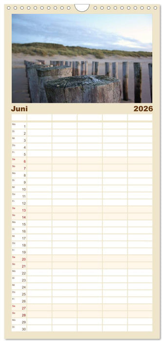 Traumhaftes Zeeland (CALVENDO Familienplaner 2026)