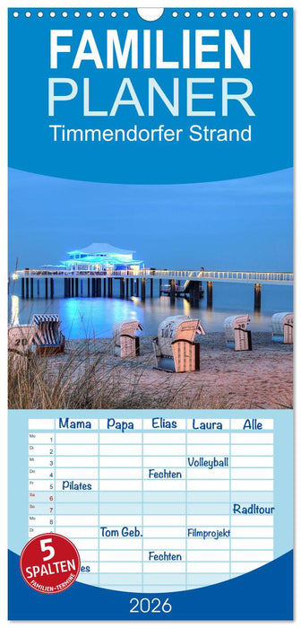 Timmendorfer Strand (CALVENDO Familienplaner 2026)