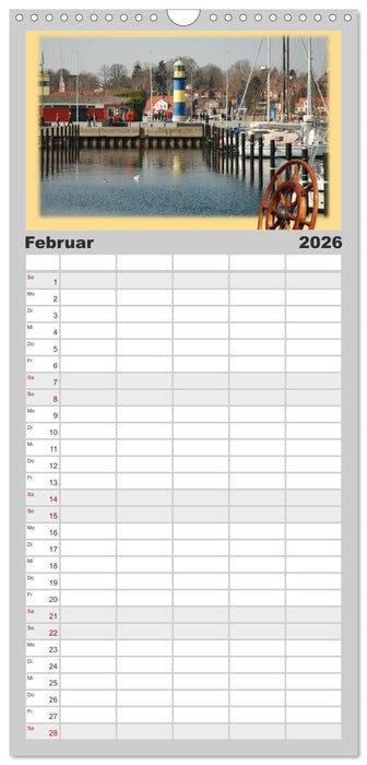 Leuchttürme Schleswig-Holsteins (CALVENDO Familienplaner 2026)