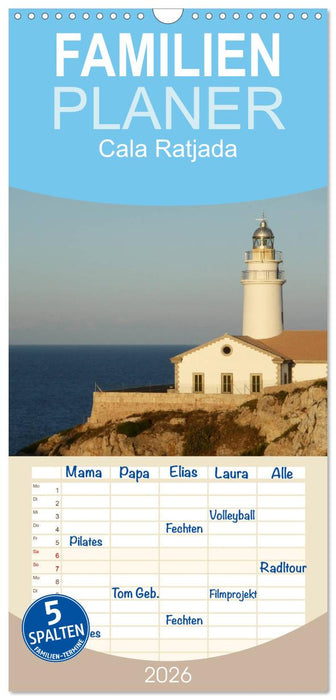 Cala Ratjada (CALVENDO Familienplaner 2026)