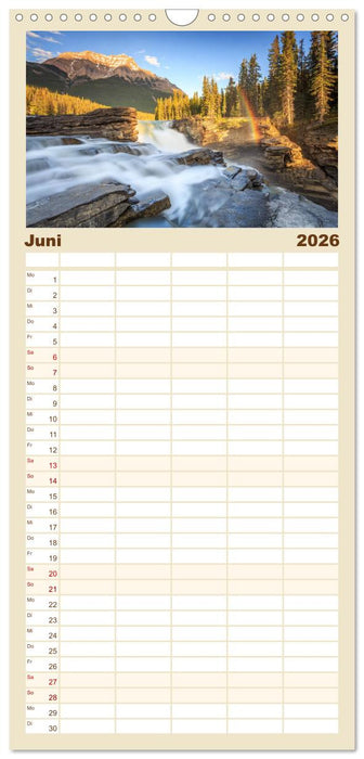 Reiseträume - Sehnsuchtsziele rund um den Globus (CALVENDO Familienplaner 2026)