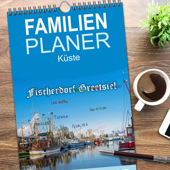 Fischerdorf Greetsiel. Bezauberndes Warfendorf der Krummhörn (CALVENDO Familienplaner 2026)