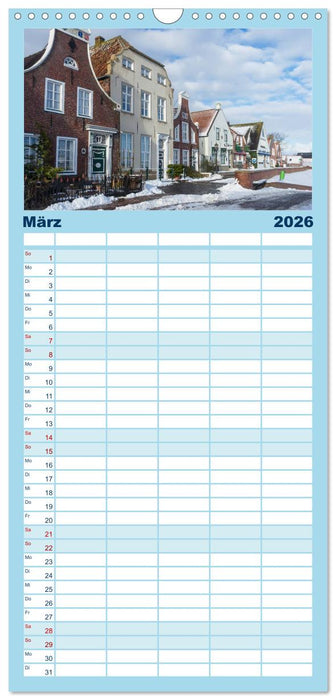 Fischerdorf Greetsiel. Bezauberndes Warfendorf der Krummhörn (CALVENDO Familienplaner 2026)