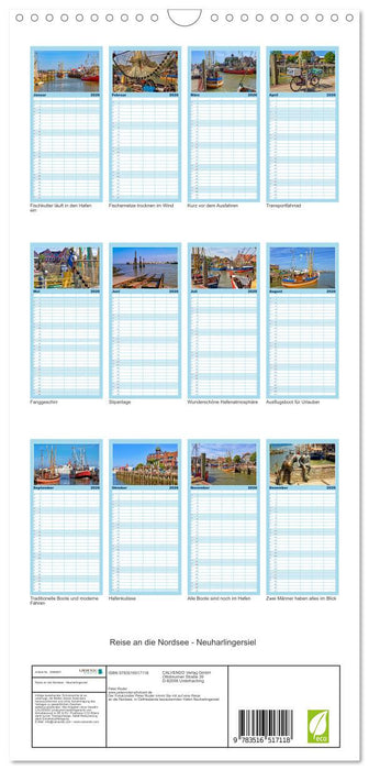 Reise an die Nordsee - Neuharlingersiel (CALVENDO Familienplaner 2026)