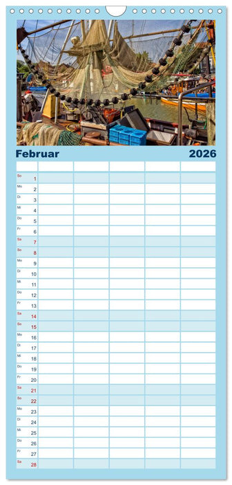 Reise an die Nordsee - Neuharlingersiel (CALVENDO Familienplaner 2026)