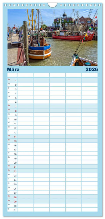 Reise an die Nordsee - Neuharlingersiel (CALVENDO Familienplaner 2026)