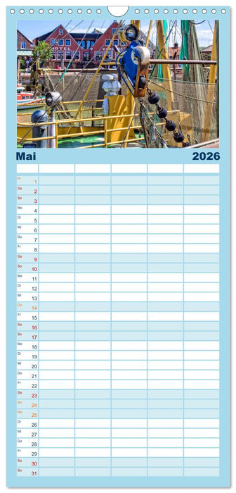 Reise an die Nordsee - Neuharlingersiel (CALVENDO Familienplaner 2026)