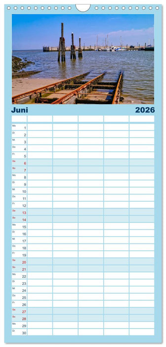 Reise an die Nordsee - Neuharlingersiel (CALVENDO Familienplaner 2026)