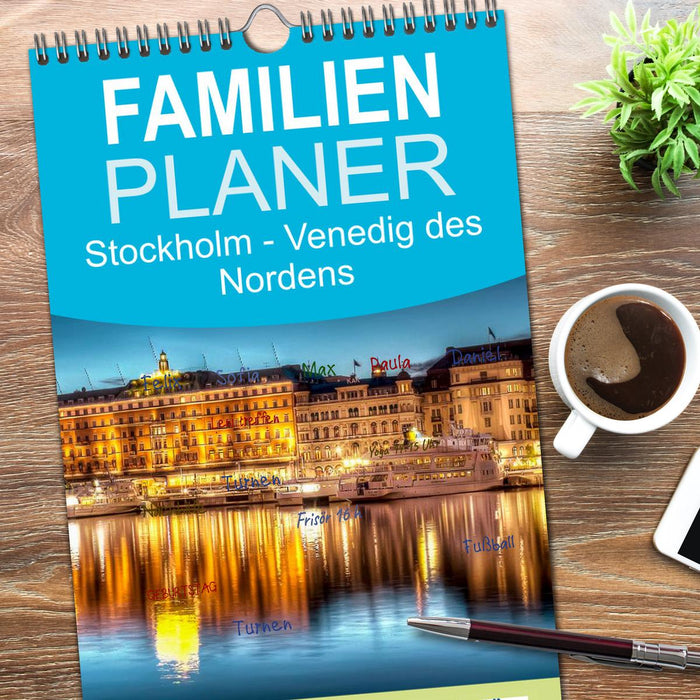 Stockholm - Venedig des Nordens (CALVENDO Familienplaner 2026)