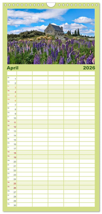 Neuseeland - atemberaubend schön (CALVENDO Familienplaner 2026)