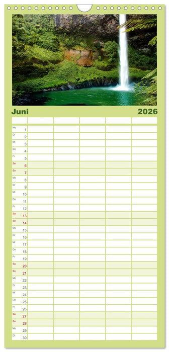 Neuseeland - atemberaubend schön (CALVENDO Familienplaner 2026)