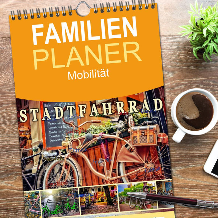 Stadtfahrrad (CALVENDO Familienplaner 2026)