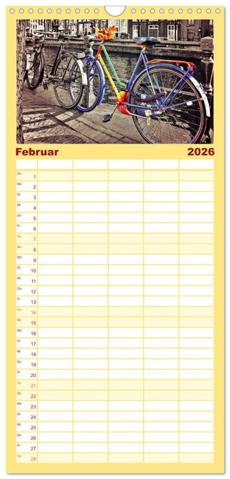 Stadtfahrrad (CALVENDO Familienplaner 2026)