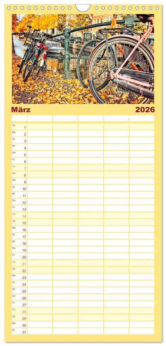 Stadtfahrrad (CALVENDO Familienplaner 2026)