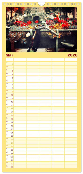 Stadtfahrrad (CALVENDO Familienplaner 2026)