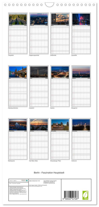 Berlin - Faszination Hauptstadt (CALVENDO Familienplaner 2026)