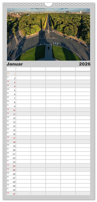 Berlin - Faszination Hauptstadt (CALVENDO Familienplaner 2026)