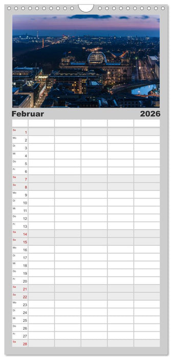 Berlin - Faszination Hauptstadt (CALVENDO Familienplaner 2026)
