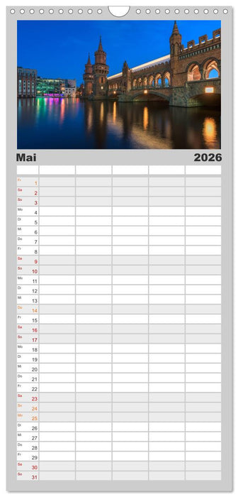 Berlin - Faszination Hauptstadt (CALVENDO Familienplaner 2026)