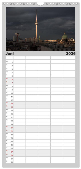 Berlin - Faszination Hauptstadt (CALVENDO Familienplaner 2026)