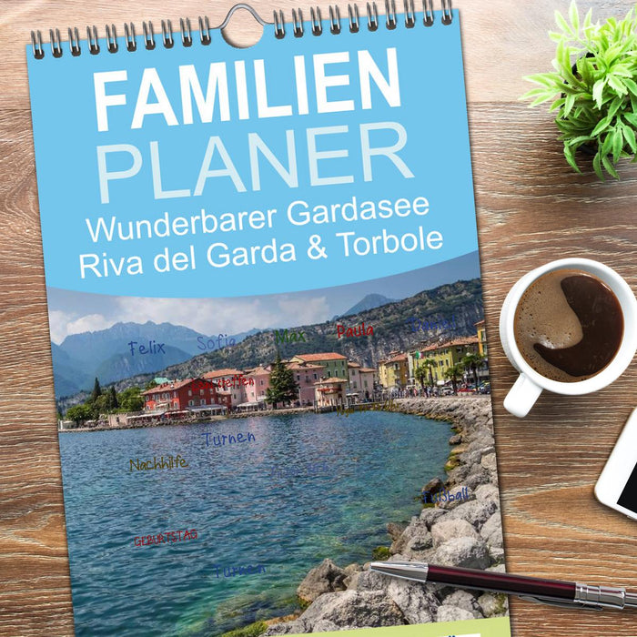 WUNDERBARER GARDASEE Riva del Garda und Torbole (CALVENDO Familienplaner 2026)