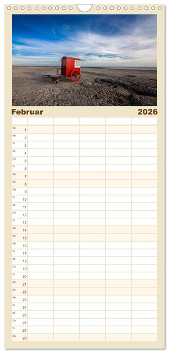 Borkum - Inselblicke (CALVENDO Familienplaner 2026)