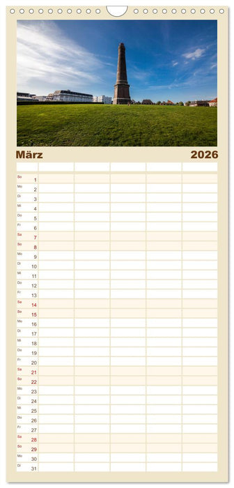 Borkum - Inselblicke (CALVENDO Familienplaner 2026)