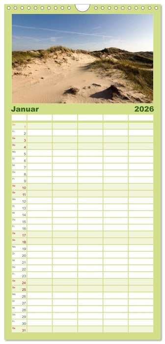 Norderney. Meine ostfriesische Insel (CALVENDO Familienplaner 2026)