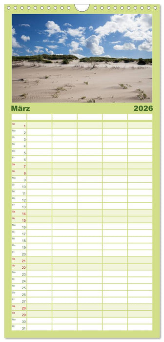 Norderney. Meine ostfriesische Insel (CALVENDO Familienplaner 2026)