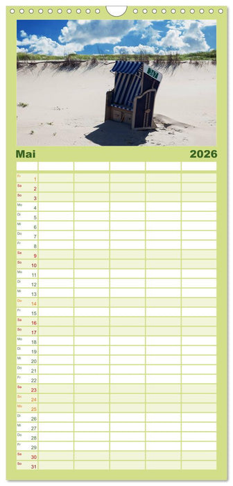 Norderney. Meine ostfriesische Insel (CALVENDO Familienplaner 2026)