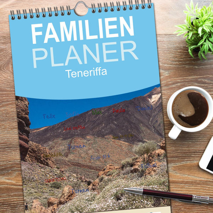 Teneriffa - Inmitten des Atlantischen Archipels (CALVENDO Familienplaner 2026)