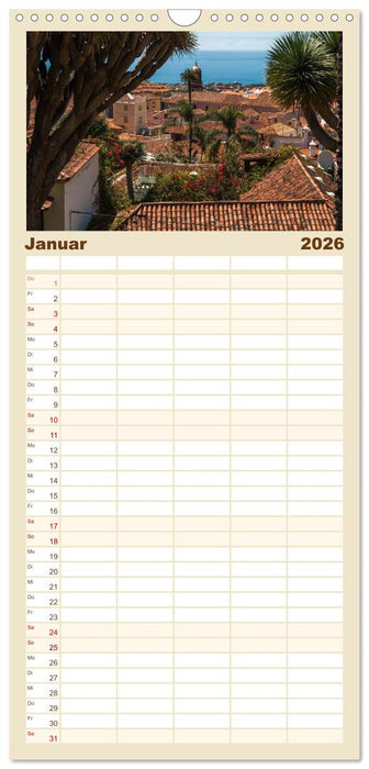 Teneriffa - Inmitten des Atlantischen Archipels (CALVENDO Familienplaner 2026)