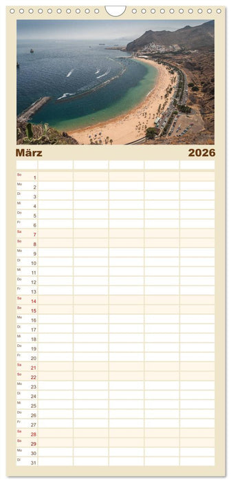 Teneriffa - Inmitten des Atlantischen Archipels (CALVENDO Familienplaner 2026)