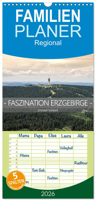 Faszination Erzgebirge (CALVENDO Familienplaner 2026)