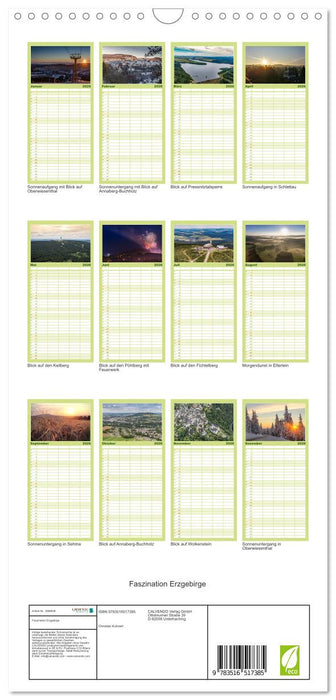 Faszination Erzgebirge (CALVENDO Familienplaner 2026)
