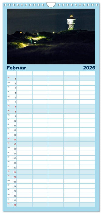 Langeoog – Ein Herbst auf der Insel des Lebens (CALVENDO Familienplaner 2026)