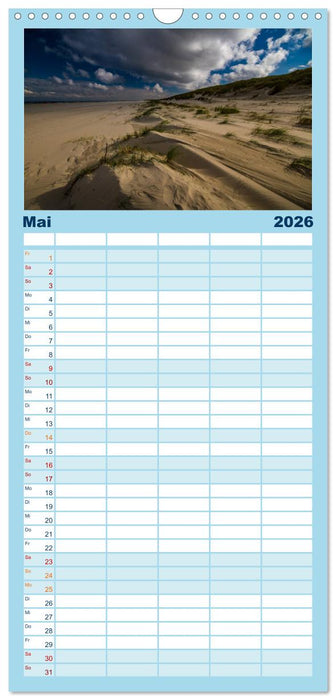 Langeoog – Ein Herbst auf der Insel des Lebens (CALVENDO Familienplaner 2026)