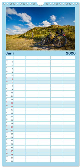 Langeoog – Ein Herbst auf der Insel des Lebens (CALVENDO Familienplaner 2026)