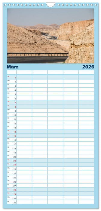 Israel - Heiliges Land (CALVENDO Familienplaner 2026)