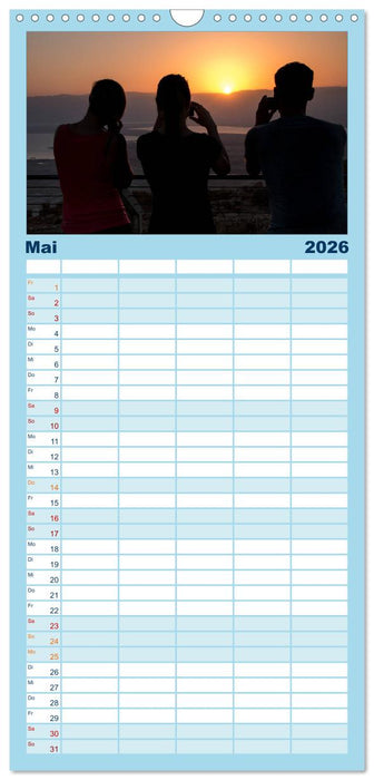 Israel - Heiliges Land (CALVENDO Familienplaner 2026)