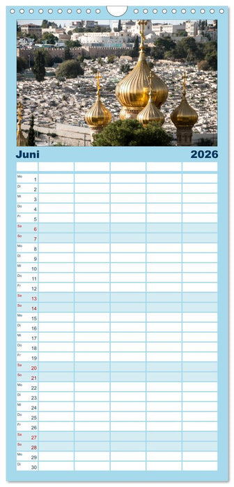 Israel - Heiliges Land (CALVENDO Familienplaner 2026)