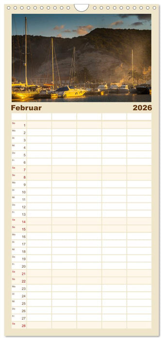 Bonifacio. Korsika (CALVENDO Familienplaner 2026)