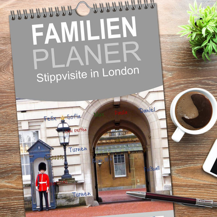 Stippvisite in London (CALVENDO Familienplaner 2026)