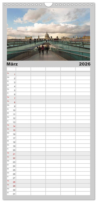 Stippvisite in London (CALVENDO Familienplaner 2026)