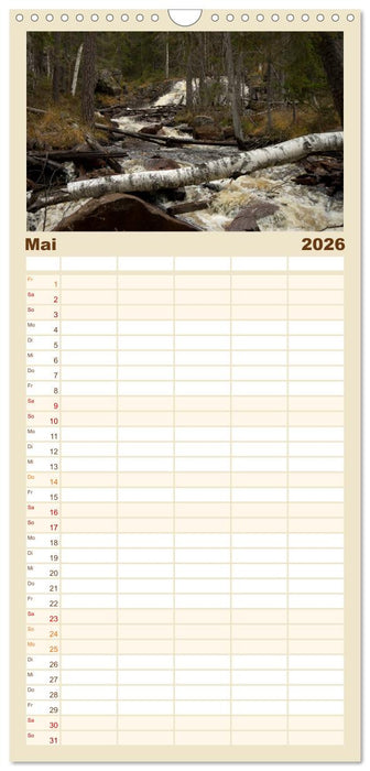 Schwedens Värmland (CALVENDO Familienplaner 2026)