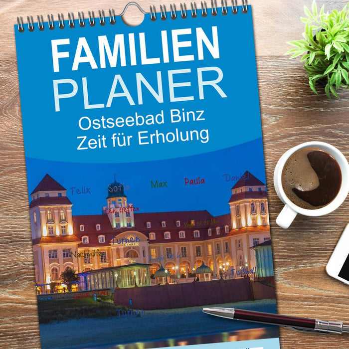 Ostseebad Binz – Zeit für Erholung (CALVENDO Familienplaner 2026)