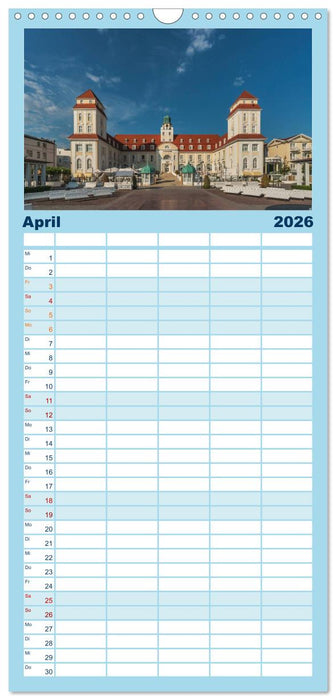 Ostseebad Binz – Zeit für Erholung (CALVENDO Familienplaner 2026)